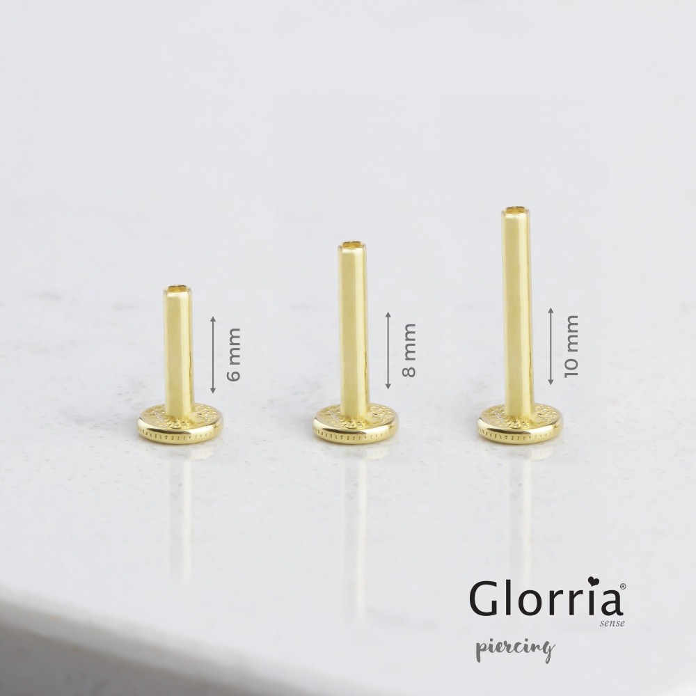 Glorria Altın İ Harfi Tragus Piercing