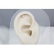 Glorria Altın Kalp Helix Piercing